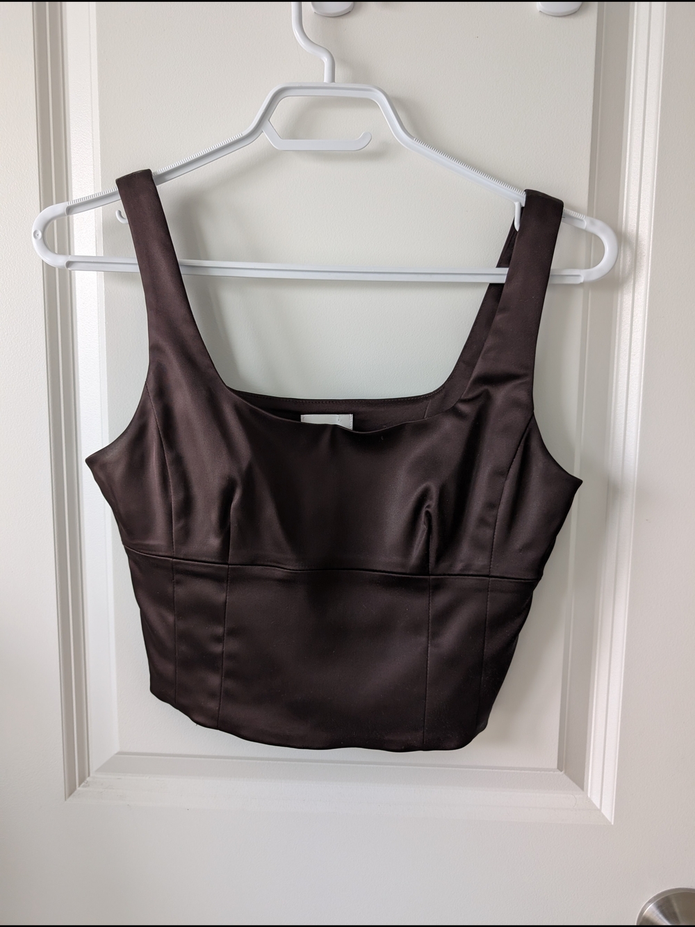 Wilfred Aritzia Shine Bustier - Espresso